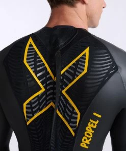 2XU - P:1 Propel Wetsuit - Men's - Black/Ambition - 2023 -Zoot shop MW4991c BLK ABN 27 48836.1666194428