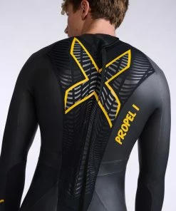 2XU - P:1 Propel Wetsuit - Men's - Black/Ambition - 2023 -Zoot shop MW4991c BLK ABN 29 00581.1666194390