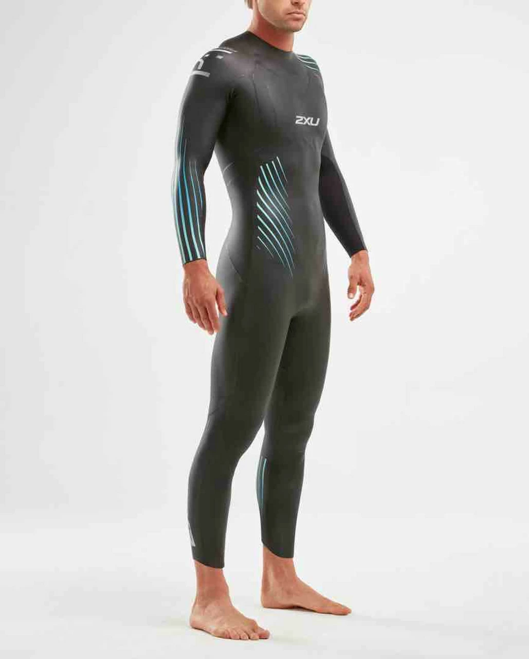 2XU - P:1 Propel Wetsuit - Men's - Black/Blue Ombre - Ex-Rental One Hire 3 2XU - P:1 Propel Wetsuit - Men's - Black/Blue Ombre - Ex-Rental One Hire - Image 3