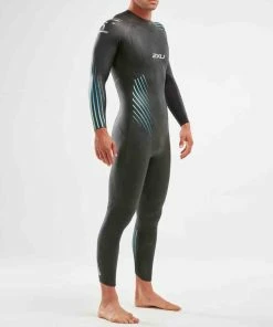 2XU - P:1 Propel Wetsuit - Men's - Black/Blue Ombre - Ex-Rental Two Hire