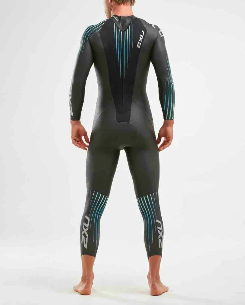 2XU - P:1 Propel Wetsuit - Men's - Black/Blue Ombre - Ex-Rental One Hire 4 2XU - P:1 Propel Wetsuit - Men's - Black/Blue Ombre - Ex-Rental One Hire - Image 4