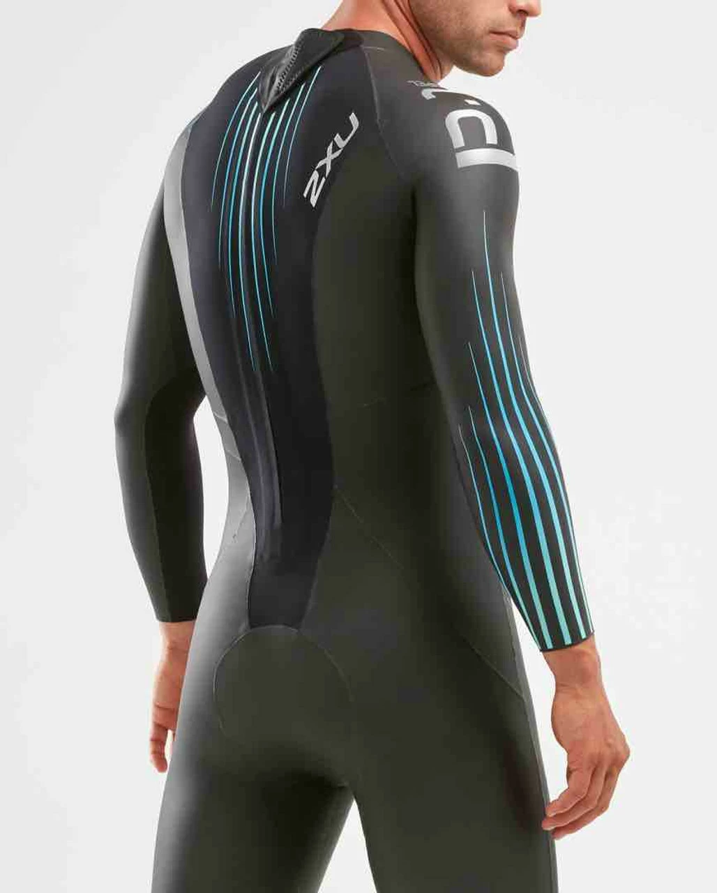 2XU - P:1 Propel Wetsuit - Men's - Black/Blue Ombre - Ex-Rental One Hire 2 2XU - P:1 Propel Wetsuit - Men's - Black/Blue Ombre - Ex-Rental One Hire - Image 2