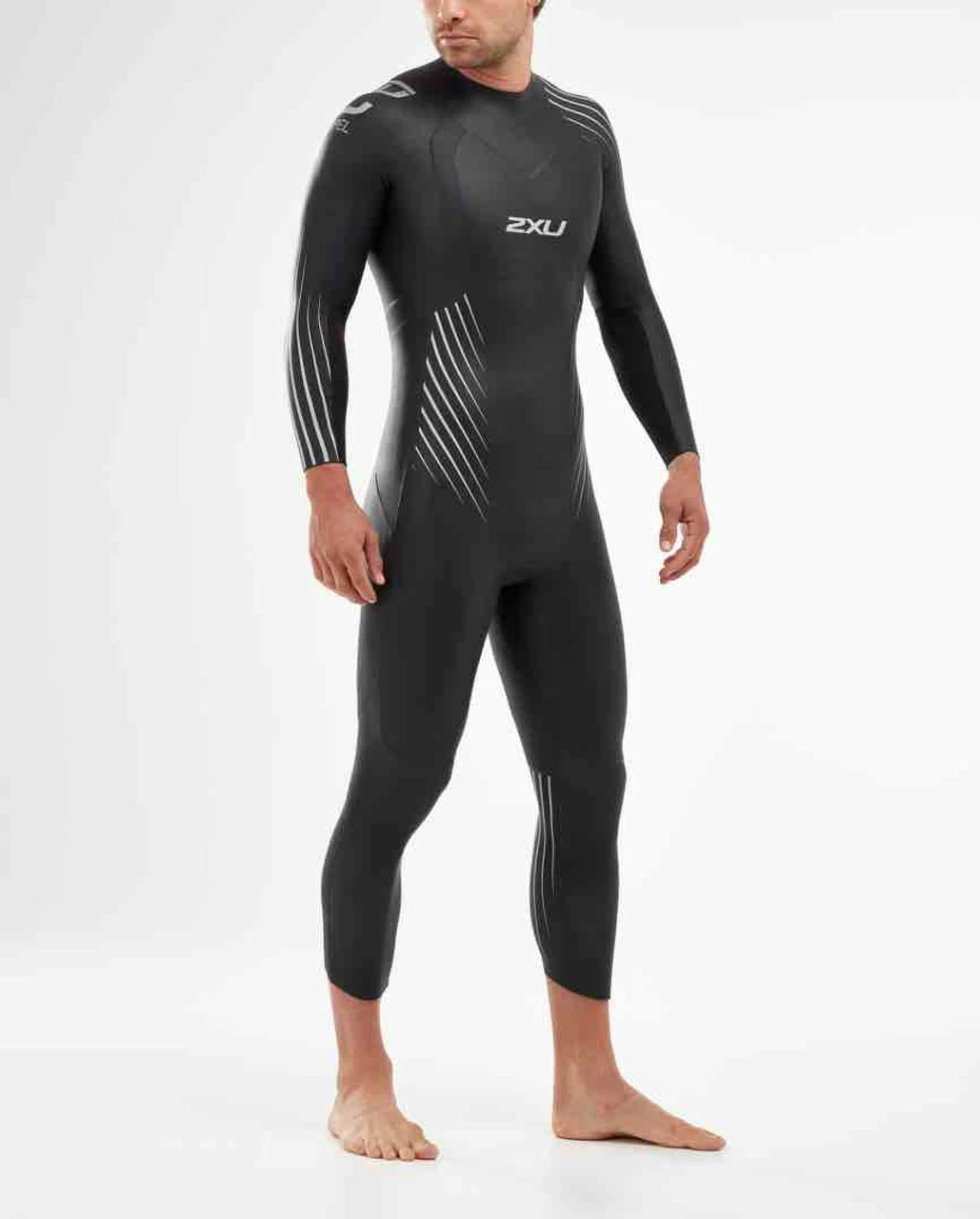2XU - P:1 Propel Men's Wetsuit - Black/Silver Shadow - Ex-Rental, Two Hires 1 2XU - P:1 Propel Men's Wetsuit - Black/Silver Shadow - Ex-Rental, Two Hires
