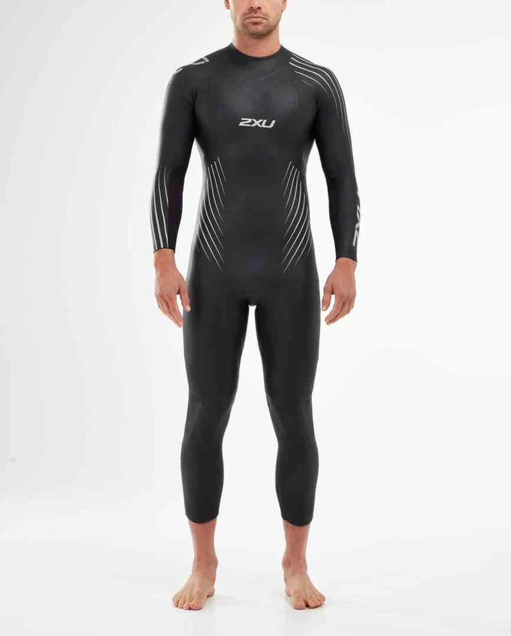 2XU - P:1 Propel Men's Wetsuit - Black/Silver Shadow - Ex-Rental, Two Hires 3 2XU - P:1 Propel Men's Wetsuit - Black/Silver Shadow - Ex-Rental, Two Hires - Image 3