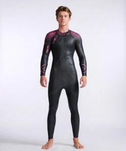 2XU - Propel Pro Wetsuit - Men's - Black/Punk Pink - 2023