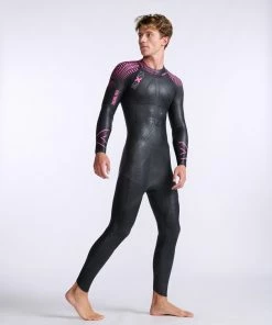 2XU - Propel Pro Wetsuit - Men's - Black/Punk Pink - 2023 -Zoot shop MW5124c BLK PUK 11 36023.1666194075