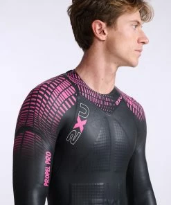 2XU - Propel Pro Wetsuit - Men's - Black/Punk Pink - 2023 -Zoot shop MW5124c BLK PUK 24 27201.1666194076