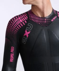 2XU - Propel Pro Wetsuit - Men's - Black/Punk Pink - 2023 -Zoot shop MW5124c BLK PUK 25 25138.1666194076