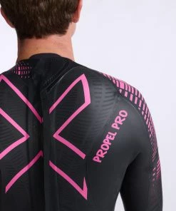 2XU - Propel Pro Wetsuit - Men's - Black/Punk Pink - 2023 -Zoot shop MW5124c BLK PUK 31 66213.1666194365