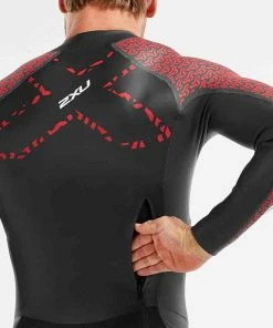 2XU - Men's Pro-Swim Run Pro Wetsuit - Ex-Rental, 1 Hire -Zoot shop MW5477c BLK FSG 03 squashed 53410.1647516873