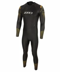 Zone 3 Zone3 - Thermal Aspect Breaststroke Wetsuit - Men's - Black/Orange/Yellow