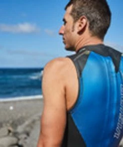 Zone 3 Zone3 - Vision Sleeveless Wetsuit - Men's -Zoot shop Sleeveless Vision Mens Blue 8 37961.1675355001