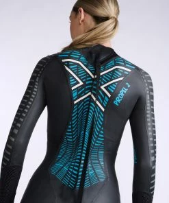 2XU - P:2 Propel Wetsuit - Women's - Black/Aloha - 2023 -Zoot shop WW4993c BLK ALO 29 65337.1666342764