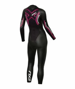 2XU - Women's P:1 Propel Wetsuit - Black/Pink Peacock - Ex-Rental 2 Hire -Zoot shop WW4994c BLK PKP 02 82324.1636542684