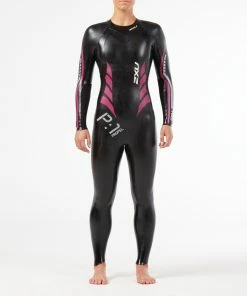 2XU - Women's P:1 Propel Wetsuit - Black/Pink Peacock - Ex-Rental 2 Hire -Zoot shop WW4994c BLK PPK 01 08214.1636542684