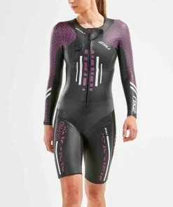 2XU - Pro-Swim Run Pro Wetsuit - Women's - Ex-Rental 1 Hire -Zoot shop WW5478c BLK VBY 02 squashed 80440.1631699386