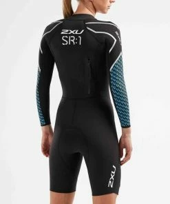 2XU - Women's Pro-Swim Run SR1 Wetsuit - Ex-Rental, 1 Hire -Zoot shop WW5480c BLK ARG 01 squashed 64970.1663852258