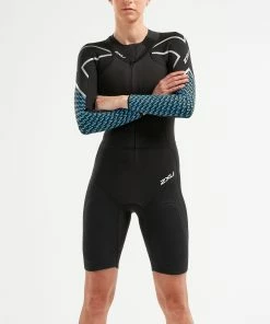 2XU - Pro-Swim Run SR1 Wetsuit - Women's -Zoot shop WW5480c BLK ARG 02 11383.1643198028