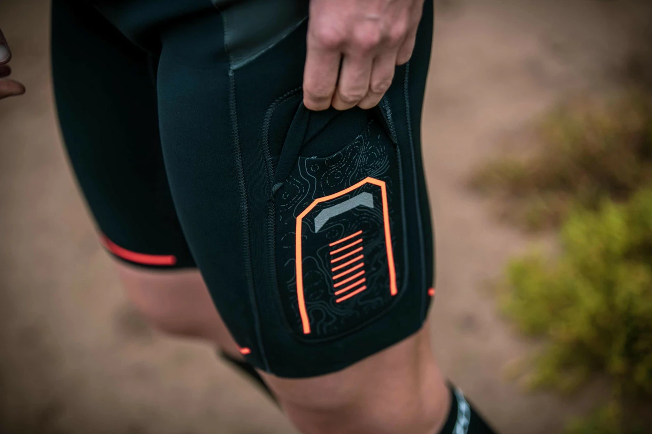 Zone 3 Zone3 - Evolution Men's Swimrun Wetsuit - Black/Orange/Gunmetal - 2023 4 Zone 3 Zone3 - Evolution Men's Swimrun Wetsuit - Black/Orange/Gunmetal - 2023 - Image 4