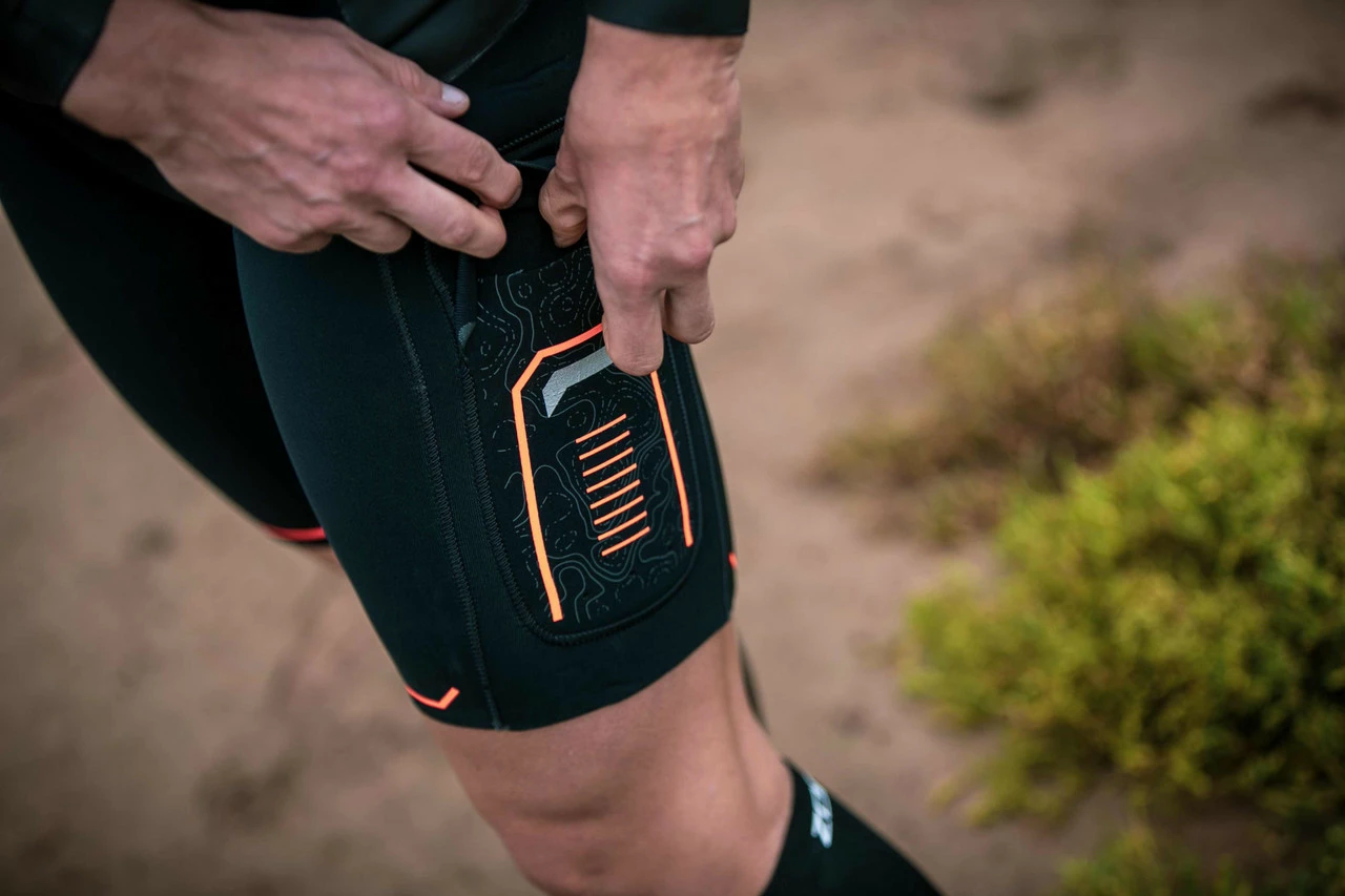 Zone 3 Zone3 - Evolution Men's Swimrun Wetsuit - Black/Orange/Gunmetal - 2023 8 Zone 3 Zone3 - Evolution Men's Swimrun Wetsuit - Black/Orange/Gunmetal - 2023 - Image 8