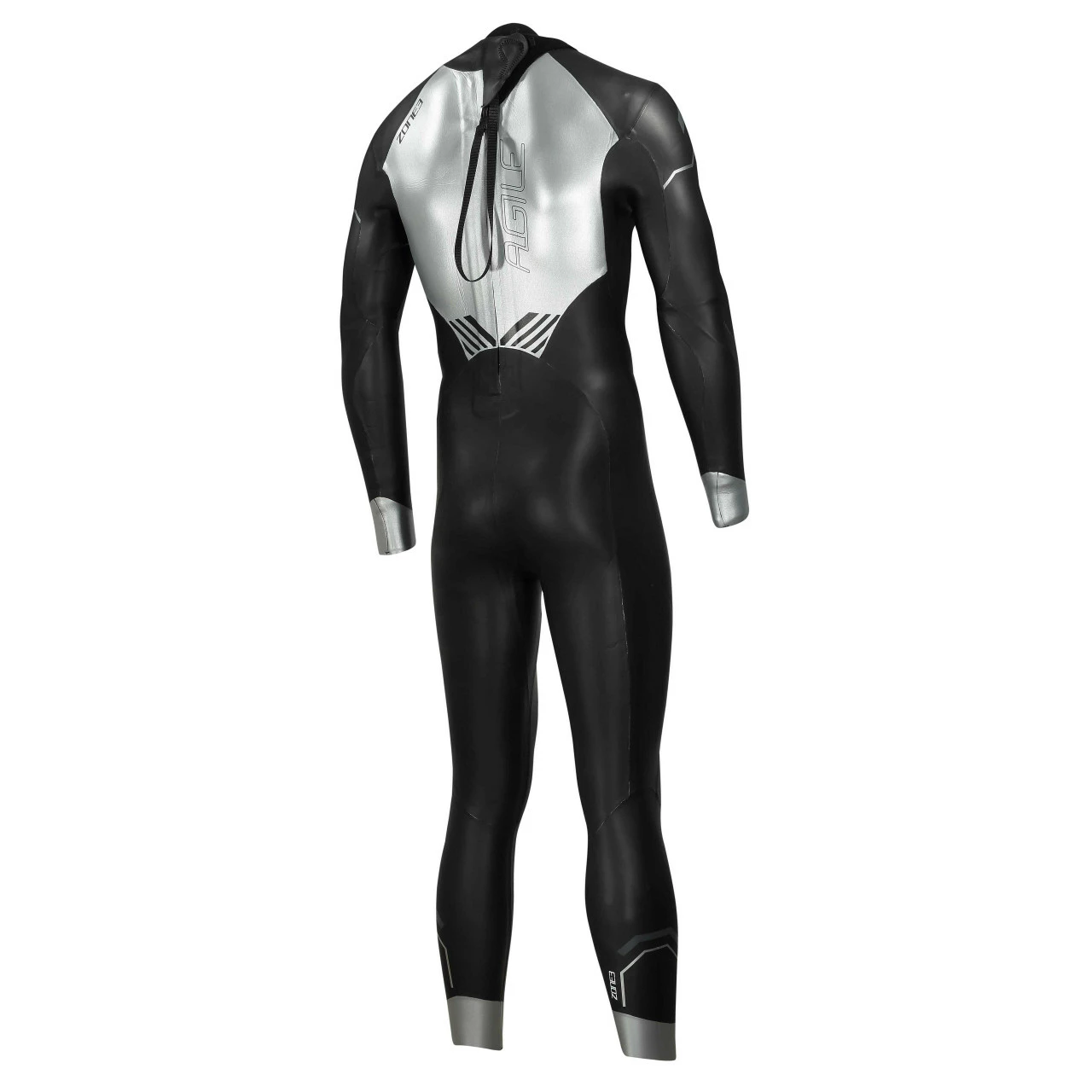 Zone 3 Zone3 - Men's Agile Wetsuit - Black/Silver/Gunmetal - 2023 - Ex-Rental 1 Hire 2 Zone 3 Zone3 - Men's Agile Wetsuit - Black/Silver/Gunmetal - 2023 - Ex-Rental 1 Hire - Image 2