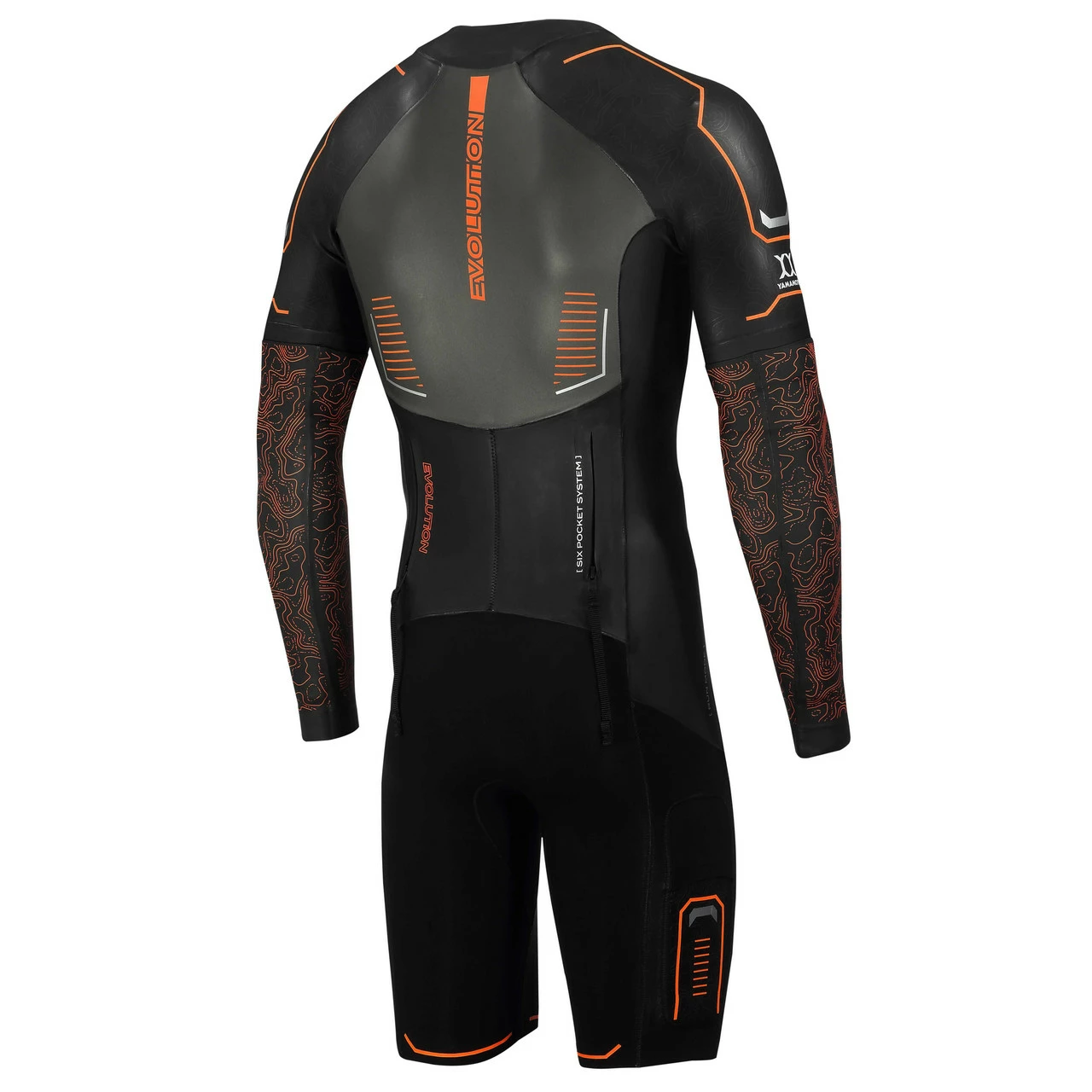 Zone 3 Zone3 - Evolution Men's Swimrun Wetsuit - Black/Orange/Gunmetal - 2023 2 Zone 3 Zone3 - Evolution Men's Swimrun Wetsuit - Black/Orange/Gunmetal - 2023 - Image 2