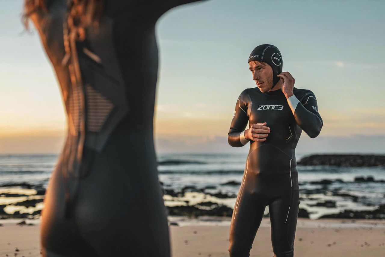 Zone 3 Zone3 - Men's Agile Wetsuit - Black/Silver/Gunmetal - 2023 - Ex-Rental 1 Hire 4 Zone 3 Zone3 - Men's Agile Wetsuit - Black/Silver/Gunmetal - 2023 - Ex-Rental 1 Hire - Image 4