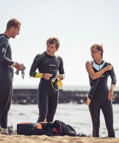 Zone 3 Zone3 - Men's Agile Wetsuit - Black/Silver/Gunmetal - 2023 -Zoot shop Zone3 wetsuits Nov2020 JamesMitchell 2257 16510.1674207754