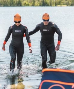 Zone 3 Zone3 - Women's Aspect 'Breaststroke' Wetsuit - Black/Blue/Orange - 2023 -Zoot shop Zone3 Feel Good Films162 43010.1675439217