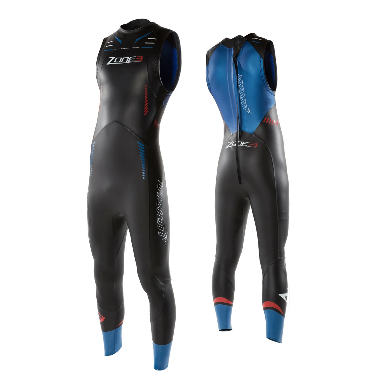 Zone 3 Zone3 - Vision Sleeveless Wetsuit - Men's - Ex-Rental 1 Hire 4 Zone 3 Zone3 - Vision Sleeveless Wetsuit - Men's - Ex-Rental 1 Hire - Image 4